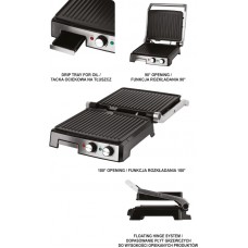 LUND Gratar electric 2000W, 29.5x24cm..